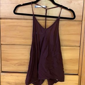 Maroon tank top